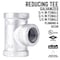 B & K STZ Industries 3/4 in. FIP each X 3/4 in. D FIP 1/2 in. D FIP Galvanized Malleable Iron Tee 311UPRT-343412 - alternate 5